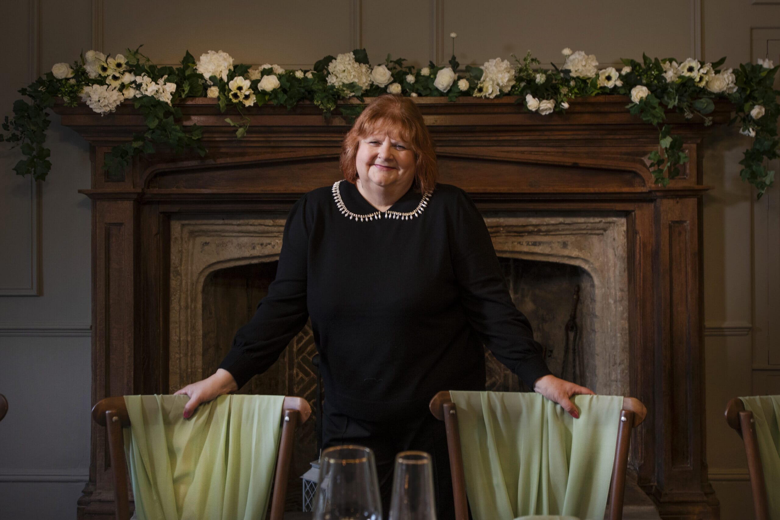 A picture of the Estate Manager and Senior Wedding Planner in Solton Manor House, near Walmer, Kent, England