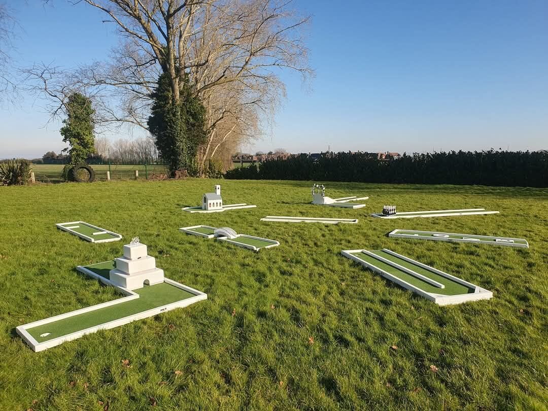 Crazy Golf at Solton Manor perfect for a wedding, event or stay