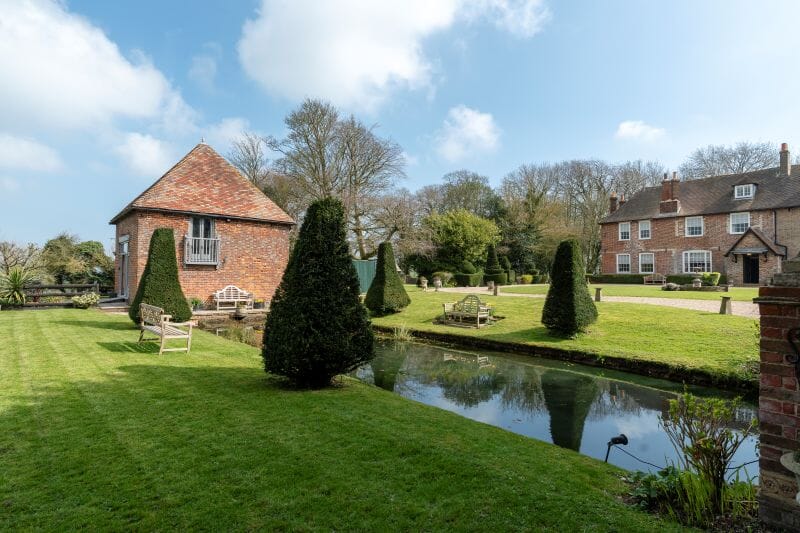 The cannel, the dovecote cottage (sleeps 4) and Manor House on the Solton Estate, Dover, Kent